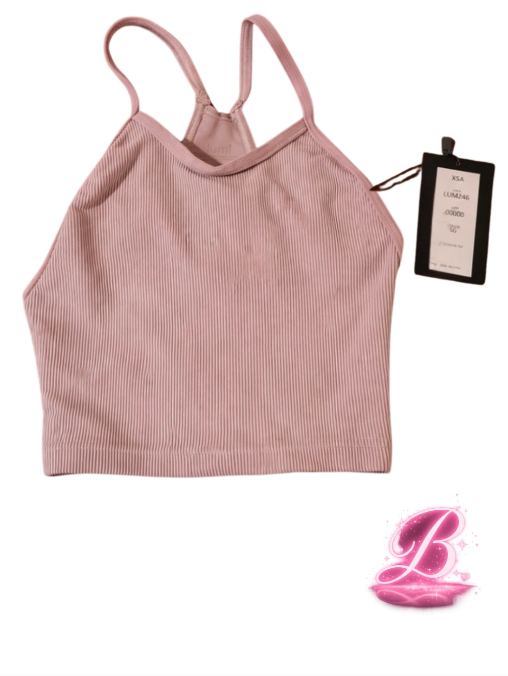 Lumi Dance/Workout Top Size XSA NWT 💚🩷
